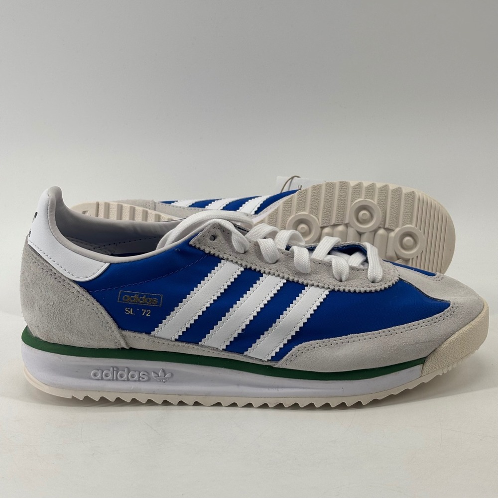 Adidas SL 72 RS J Sneakers Kids 5.5 Women 6 Blue White Retro IH2964 NWT Snag